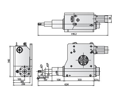 #30 GE-30 立轉臥凸輪箱